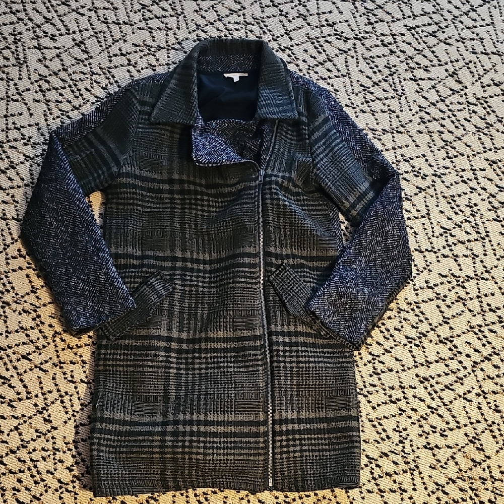 Women's Black and Gray Coat. Size S